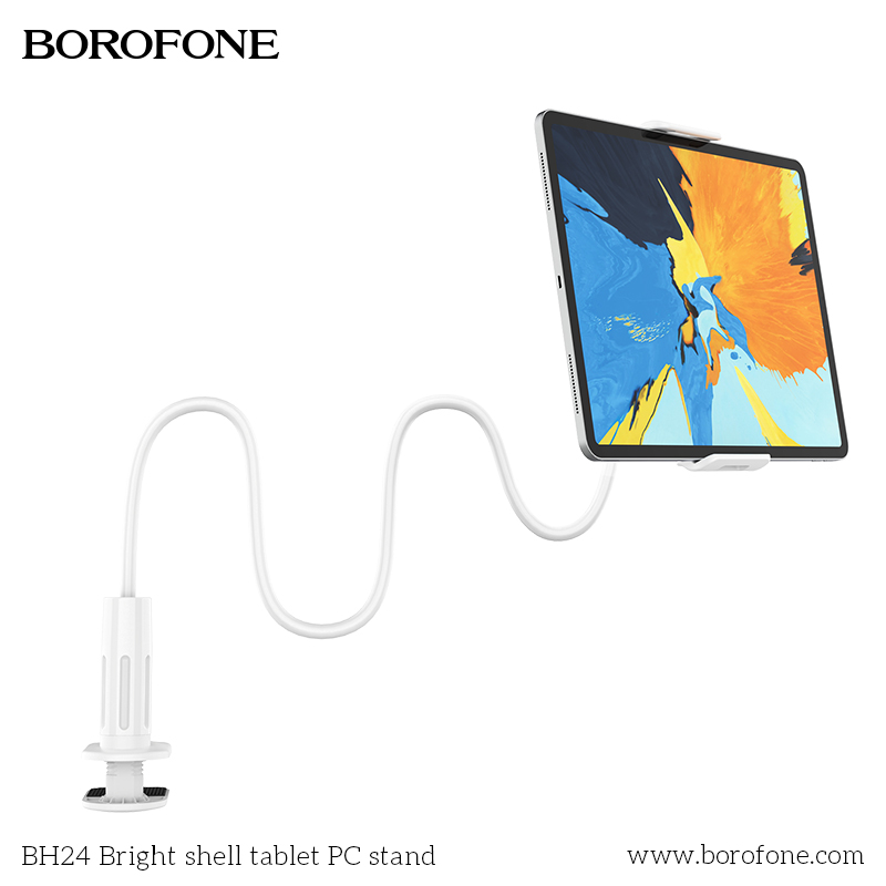 BOROFONE BH24 Bright shell gooseneck tablet holder NZ 3